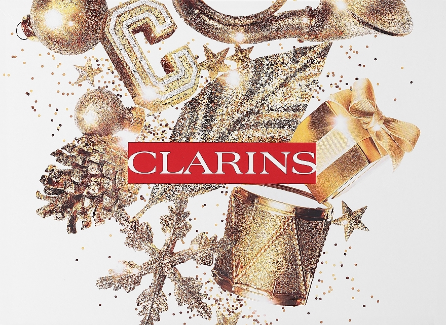 Набір - Clarins Double Serum & Extra-Firming Collection Set (ser/50ml + cr/2x15ml + eye/ser/0.9ml + bag) — фото N1