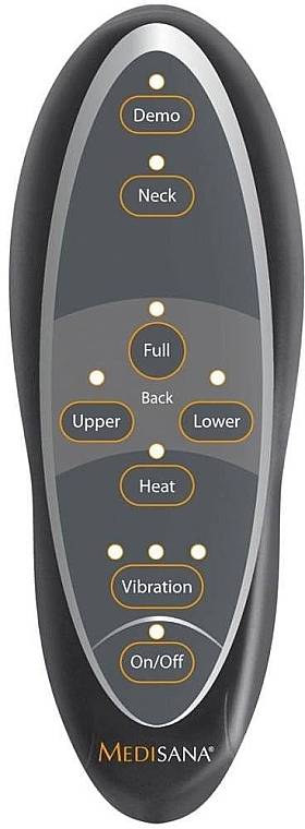 УЦІНКА Масажна накидка на сидіння - Medisana MCN Shiatsu Massage Cushion 48 W Black * — фото N5