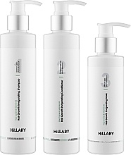 Набор "Комплекс для роста волос" - Hillary Hop Cones & B5 Hair Growth Invigorating (sh/250ml + cond/250ml + mask/200ml) — фото N8
