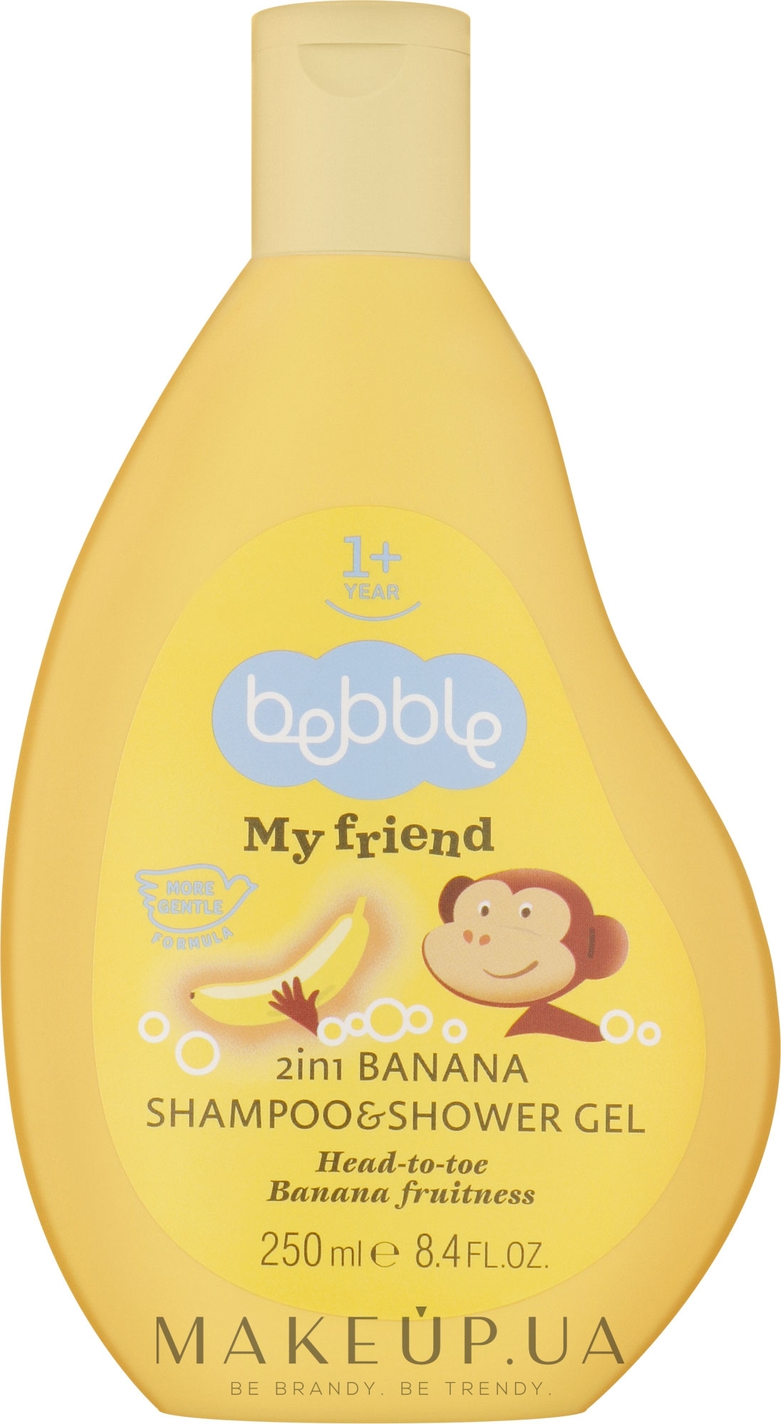 Дитячий шампунь та гель для душу 2в1 "Банан" - Bebble — фото 250ml