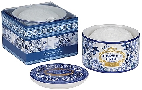 Portus Cale Cold&Blue Soap in Jewel Box - Парфюмированное мыло — фото N1