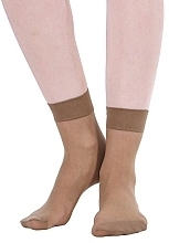 Шкарпетки жіночі "Elastil" 20 Den, 2 пари, safari - Knittex — фото N2