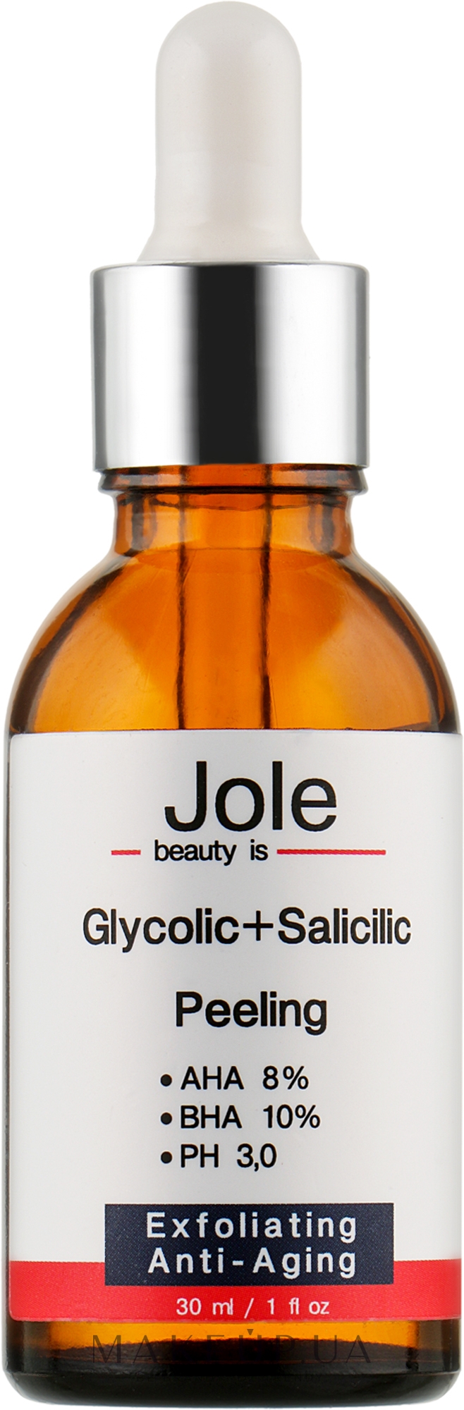 Пілінг для обличчя з гліколевою й саліциловою кислотами - Jole Glycolic+Salicilic pH3 Peeling — фото 30ml