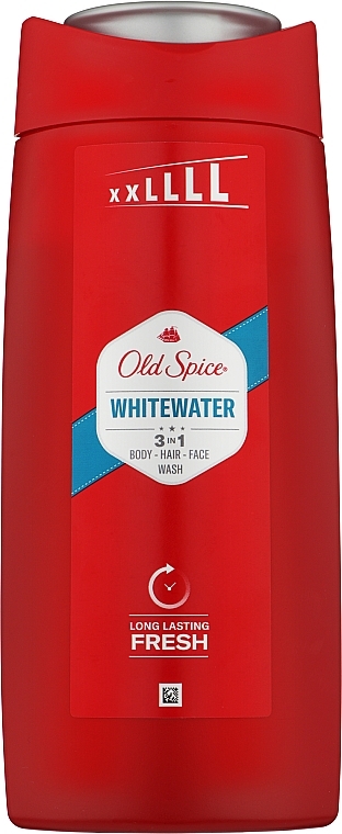 Гель для душу - Old Spice Whitewater 3 In 1 Body-Hair-Face Wash — фото N8