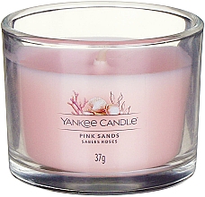 Ароматическая свеча в стакане "Розовые пески" - Yankee Candle Pink Sands (мини) — фото N2