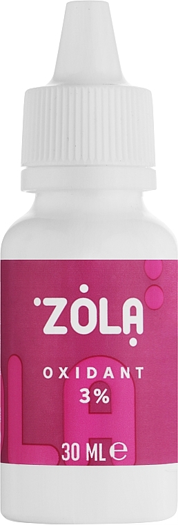 Окислювач для волосся 3% - Zola Oxidant — фото N1