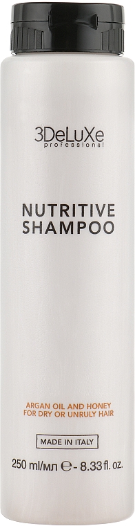 Шампунь для сухих и повреждённых волос - 3DeLuXe Nutritive Shampoo