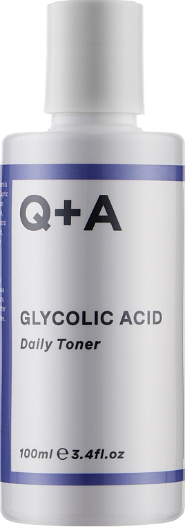 Тонер для обличчя з гліколевою кислотою - Q+A Glycolic Acid Daily Toner — фото N1