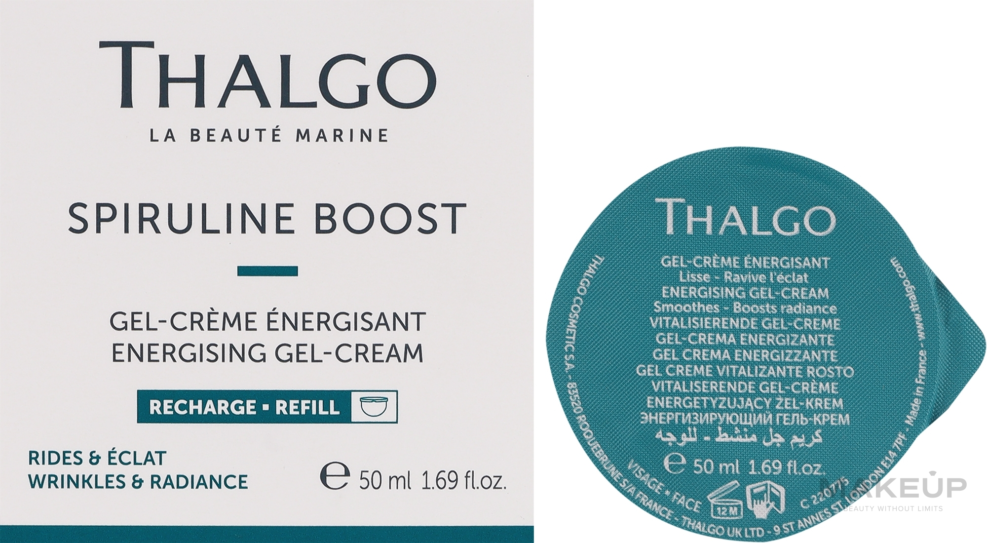 Енергезувальний гель-крем - Energising Anti-Pollution Gel-Cream Spiruline Boost — фото 50ml