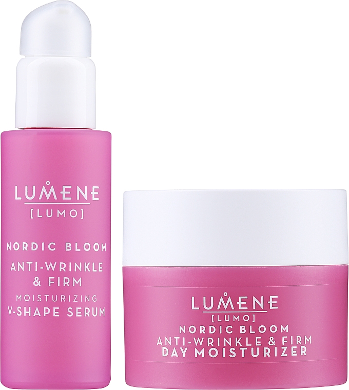 Набор - Lumene Lumo Anti-Wrinkle & Firm Treasures Set (f/serum/30ml + f/cr/50ml) — фото N2