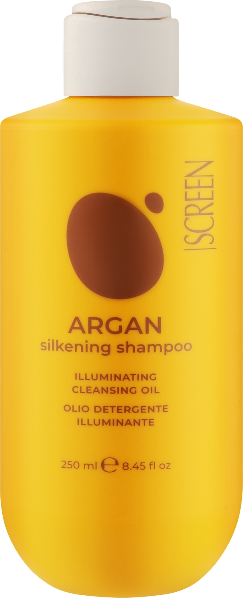 Аргановый шампунь для волос - Screen Argan Silkening Shampoo  — фото 250ml