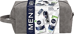 Парфумерія, косметика Набір, 5 продуктів - NIVEA MEN Feeling Sensitive Set
