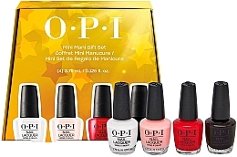 Духи, Парфюмерия, косметика Набор - OPI Mini Mani Gift Set (nail/polish/4x3.75ml)