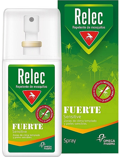 Спрей-репелент від комарів - Relec Fuerte Sensitive Spray — фото N1
