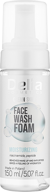 Пінка для вмивання - Delia Clean Skin Face Wash Foam — фото N1