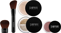 Парфумерія, косметика Набір, 5 продуктів - Sampure Minerals Picture Perfect Makeup Set Fair Medium