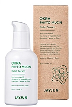 Сыворотка для лица с фитомуцином - JayJun Okra Phyto Mucin Relief Serum — фото N2