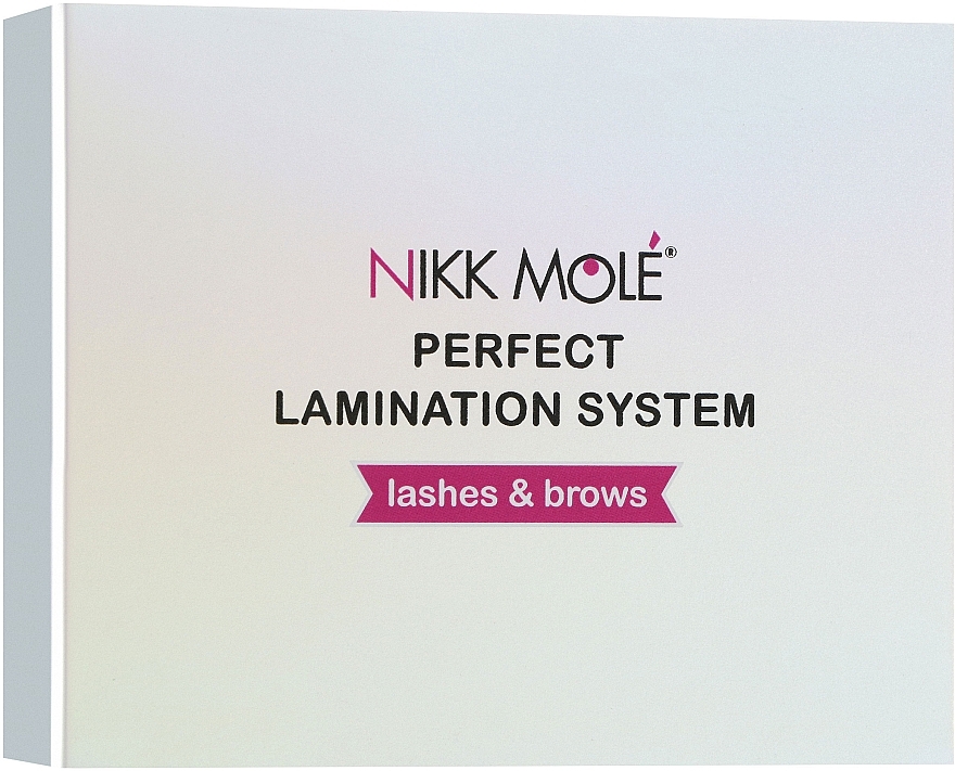 Мини-набор для ламинирования бровей и ресниц - Nikk Mole Perfect Lamination System Mini Set (gel/2x3ml + gel/2.5ml)