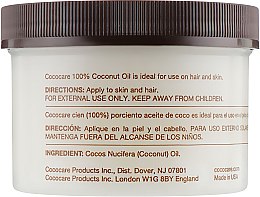 Кокосове масло для волосся і тіла - Cococare 100% Coconut Oil — фото N4