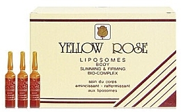 Парфумерія, косметика Ампульна сироватка для схуднення й ліфтингу - Yellow Rose Liposomes Body Slimming & Firming Bio-Complex