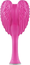 Расческа-ангел компактная, фуксия с серым - Tangle Angel Cherub 2.0 Soft Electric Pink — фото N3