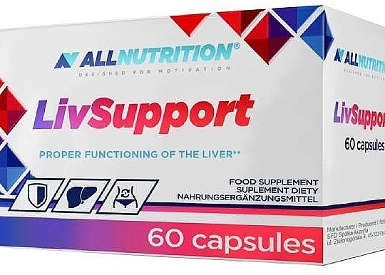Харчова добавка "Підтримка печінки" - Allnutrition LivSupport — фото N1