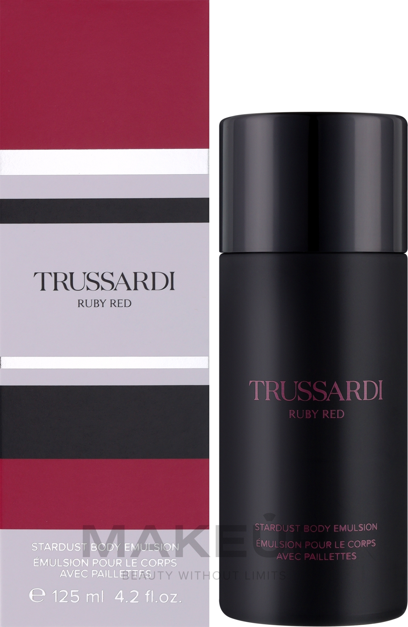 Trussardi Ruby Red Stardust Body Emulsion - Парфумована емульсія для тіла — фото 125ml