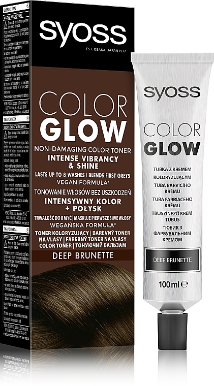 УЦЕНКА Тонирующий бальзам для волос без аммиака - Syoss Color Glow * — фото N4