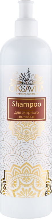 Шампунь для жирного волосся - Oksavita Shampoo — фото N1