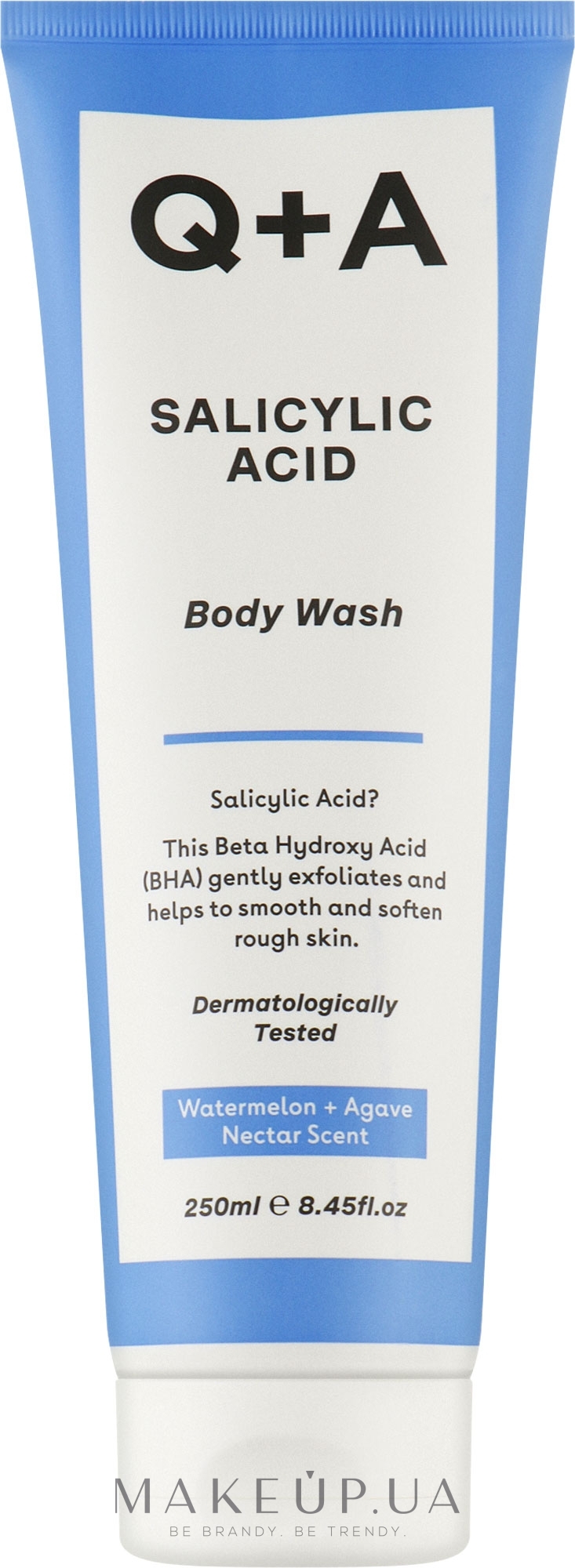 Очищуючий гель для тіла з саліциловою кислотою - Q+A Salicylic Acid Body Wash — фото 250ml