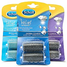 Набір насадок для електричної роликової пилки  - Scholl Velvet Smooth (3 х roller/2pcs) — фото N2