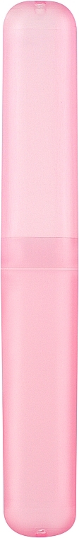 Футляр для зубной щетки, прозрачный розовый - Cosmo Shop — фото N1