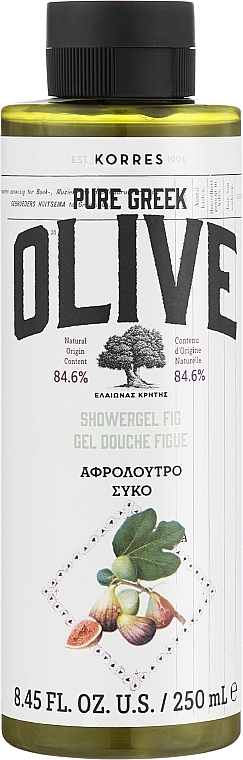 Гель для душу "Інжир" - Korres Pure Greek Olive Fig Shower Gel — фото N1
