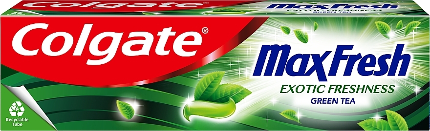 Зубна паста "Зелений чай" з охолоджувальними кристалами - Colgate Max Fresh Green Tea — фото N1