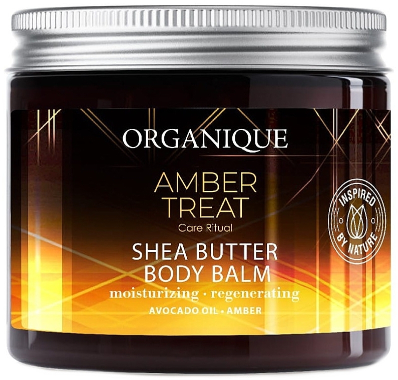 Бальзам для тела с маслом ши - Organique Amber Treat Shea Butter Body Balm — фото N1