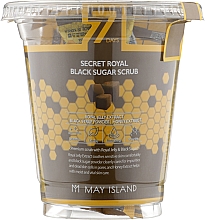 Цукровий скраб для обличчя - May Island 7 Days Secret Royal Black Sugar Scrub — фото N2
