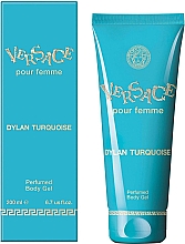 Парфумерія, косметика Versace Dylan Turquoise Body Gel - Гель для тіла