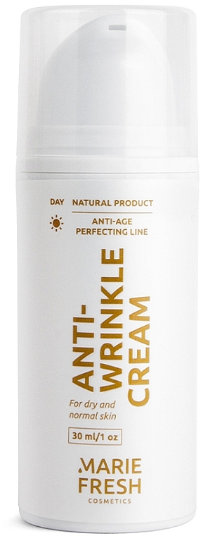 Денний крем проти зморшок для сухої та нормальної шкіри - Marie Fresh Cosmetics Anti-age Perfecting Line Anti-wrinkle Day Cream — фото N2