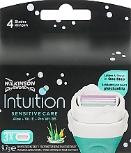 УЦЕНКА Сменные кассеты для бритья, 3 шт. - Wilkinson Sword Intuition Sensitive * — фото N1
