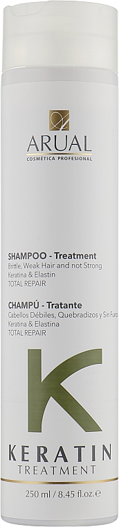 Шампунь для волосся - Arual Keratin Shampoo — фото N1
