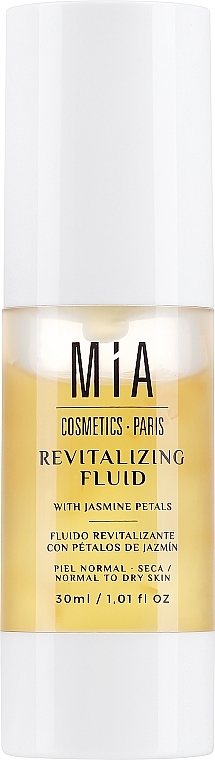 Восстанавливающий флюид для лица с лепестками жасмина - Mia Cosmetics Paris Revitalizing Fluid With Jasmine Petals — фото N1