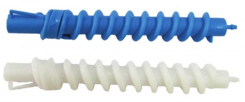 Спиральные бигуди для химической завивки d10.3, белые-синие - Tico Professional — фото N2