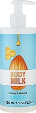 Молочко для тіла з прополісом і мигдалем - Unice Honey & Almond Body Milk — фото N1