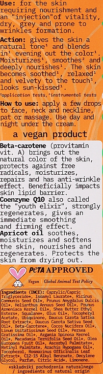 Масло для лица с бета-каротином - Floslek Beta Carotene Oil — фото N3