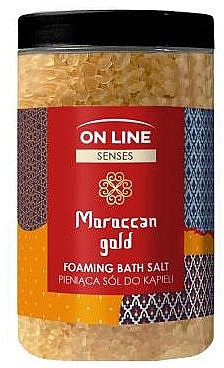 Сіль для ванни - On Line Senses Bath Salt Moroccan Gold — фото N1