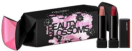 Набір - Shiseido Beauty Blossoms Modern Matte Powder Lip Set (lipstick/2x2.5g) — фото N1