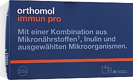 Парфумерія, косметика Вітаміни, гранули + пробіотик (30 днів) - Orthomol Immun Pro