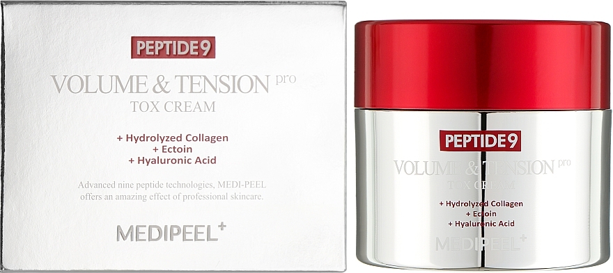 УЦІНКА  Пептидний крем з матріксилом від зморщок - MEDIPEEL Peptide 9 Volume & Tension Tox Cream Pro * — фото N2