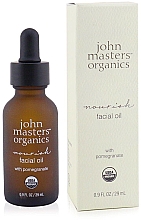 Питательное масло для лица "Гранат" - John Masters Organics Pomegranate Facial Nourishing Oil — фото N3