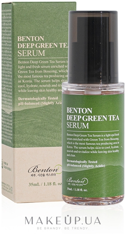 Серум с экстрактом зеленого чая - Benton Deep Green Tea Serum — фото 30ml